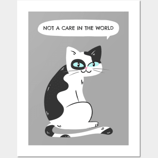 Not A Care In The World Posters and Art